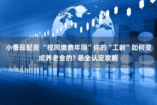 小番茄配资 “视同缴费年限”你的“工龄”如何变成养老金的? 最全认定攻略